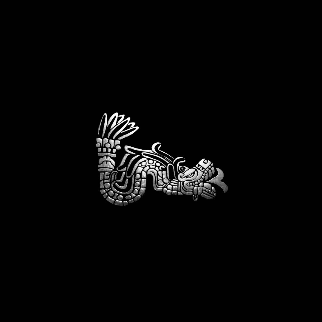 Quetzalcoatl, Serpiente Emplumada, Sticker, Decal Permanent Vinyl, Mexico, Aztec