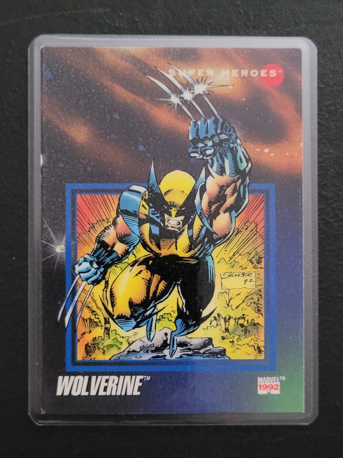Impel Marvel Universe Superheroes Fridge/Locker/Cabinet Laminated Magnet 1990's