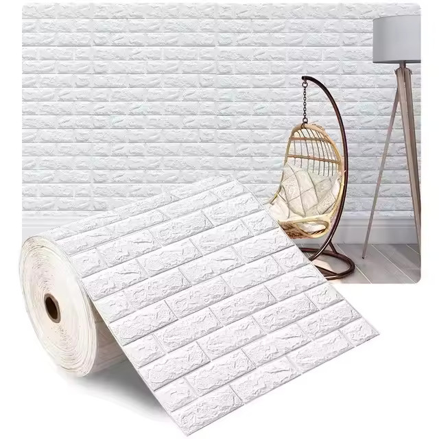3D Foam Brick Self Adhesive Wallpaper Waterproof Wall Stickers Home Decor