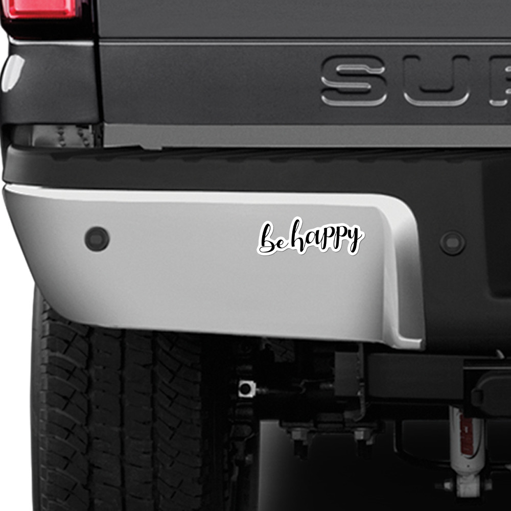 Be Happy | Vinyl Sticker Decal for Laptop Tumbler Car Notebook Window or Wall