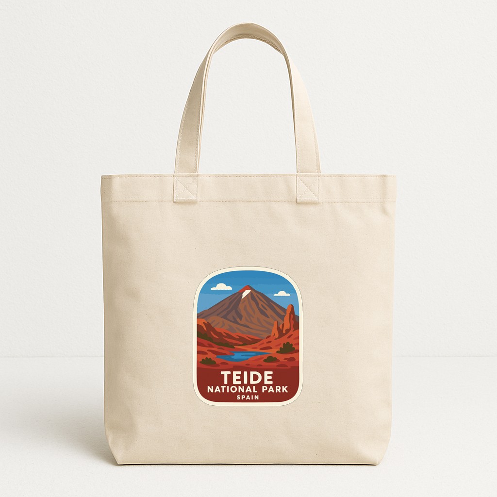 Teide Spain Iron On Heat Transfer Vinyl HTV Die-Cut World National Parks