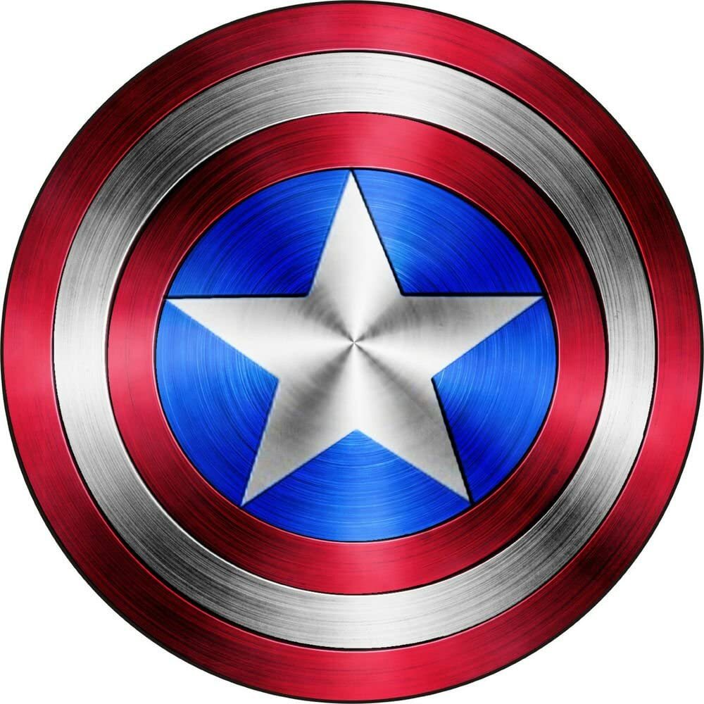 Captain America Shield Logo Comic Superhero Vinyl Decal Sticker 4×4