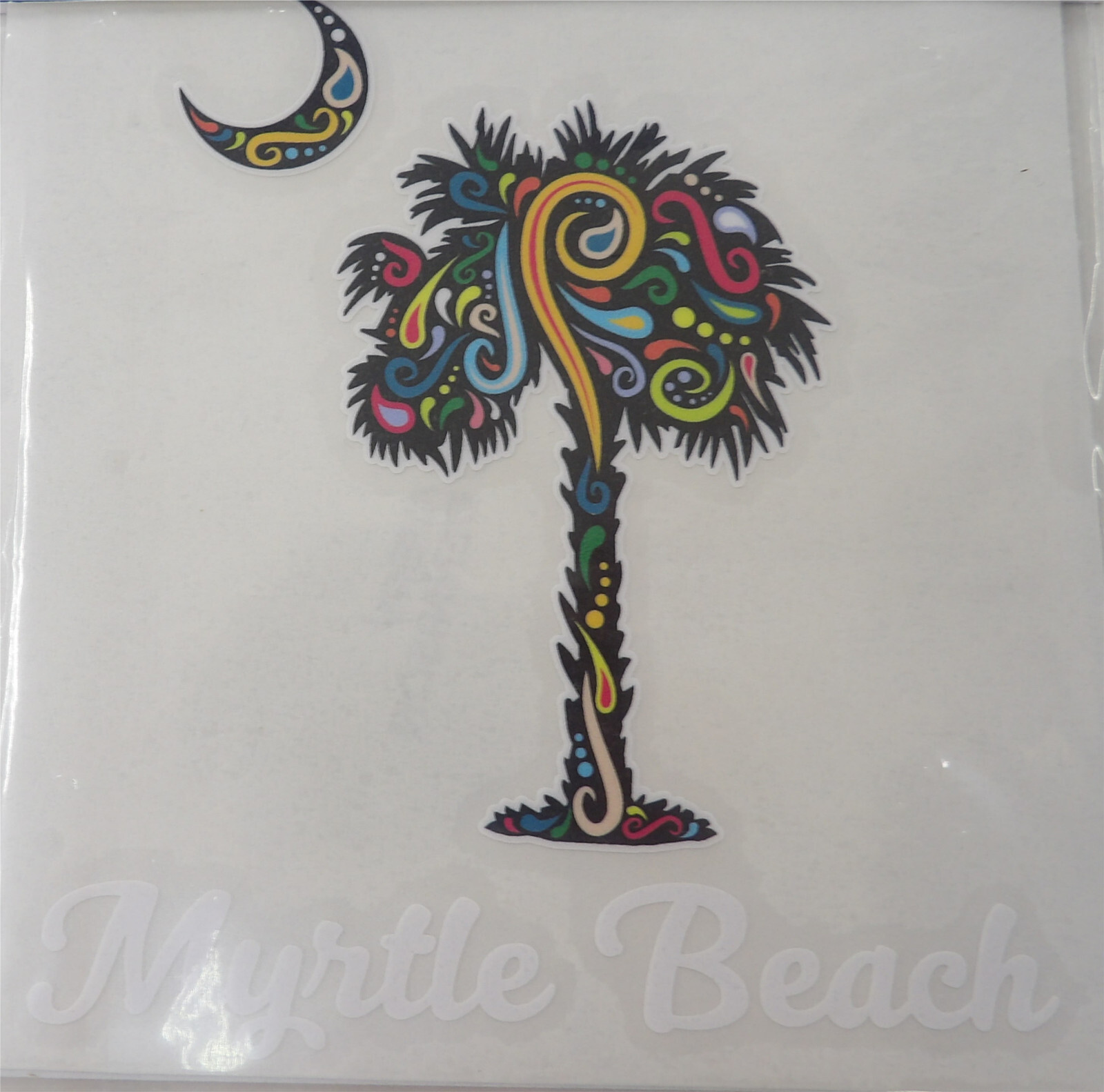 Palmetto Tree Sticker State South Carolina Vinyl Decal Car Window Truck Glass