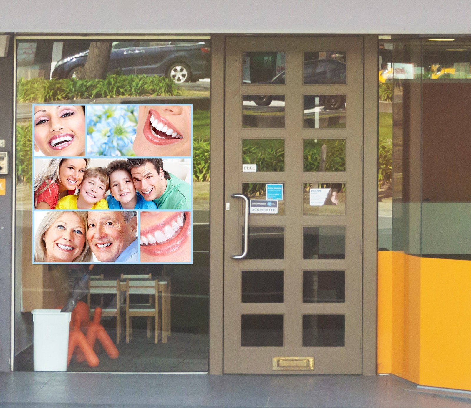3D Dentist Clinic Dental G001 Window Stickers Vinyl Wall Mural Decals Honey
