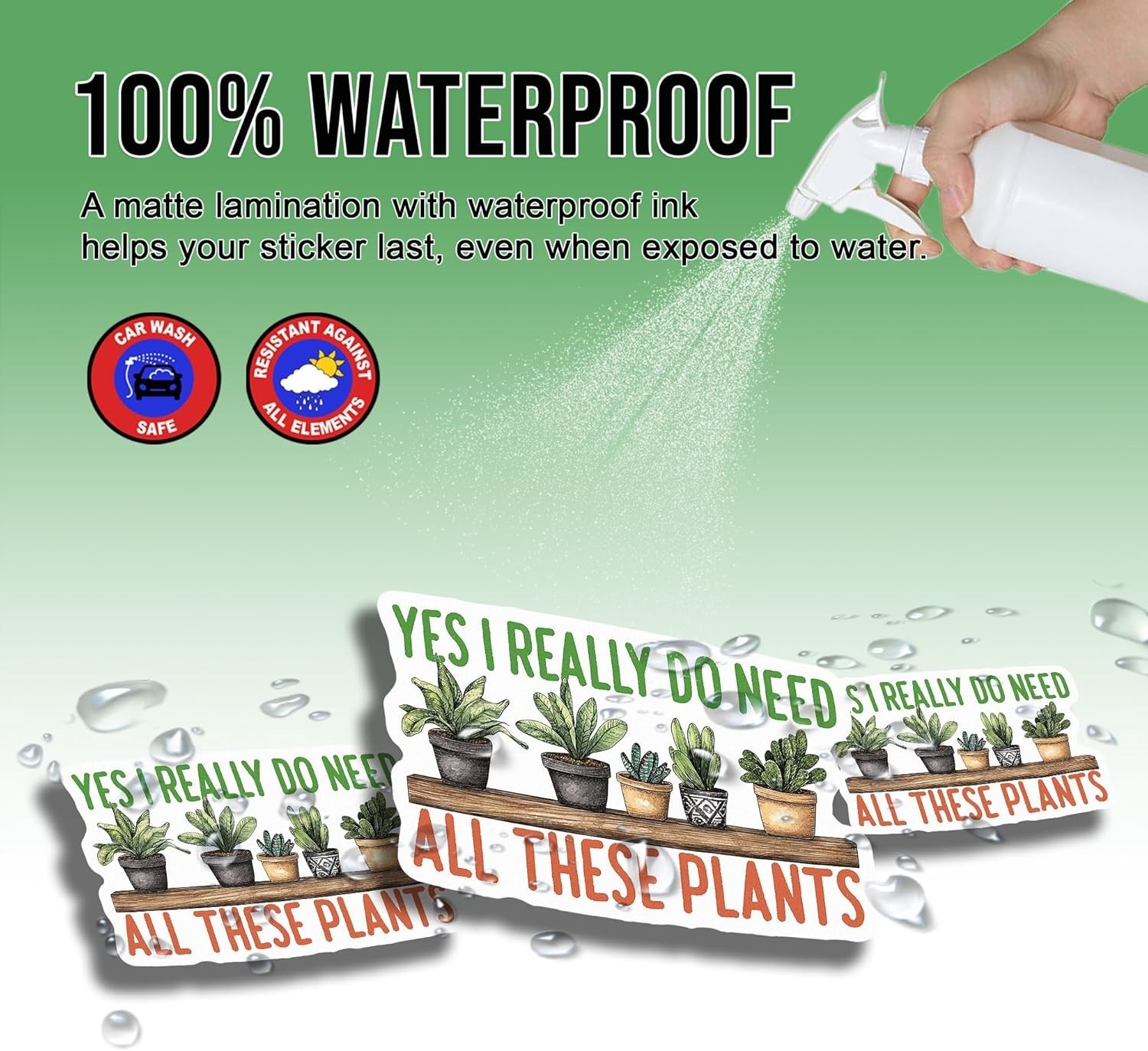 Plant Sticker I Really Need Plants Plant Pot Botanical Gardener Gift Size 3"