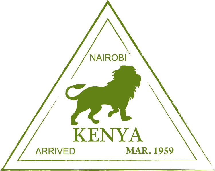 Arrived Kenya Rectangle Car Bumper Sticker Decal