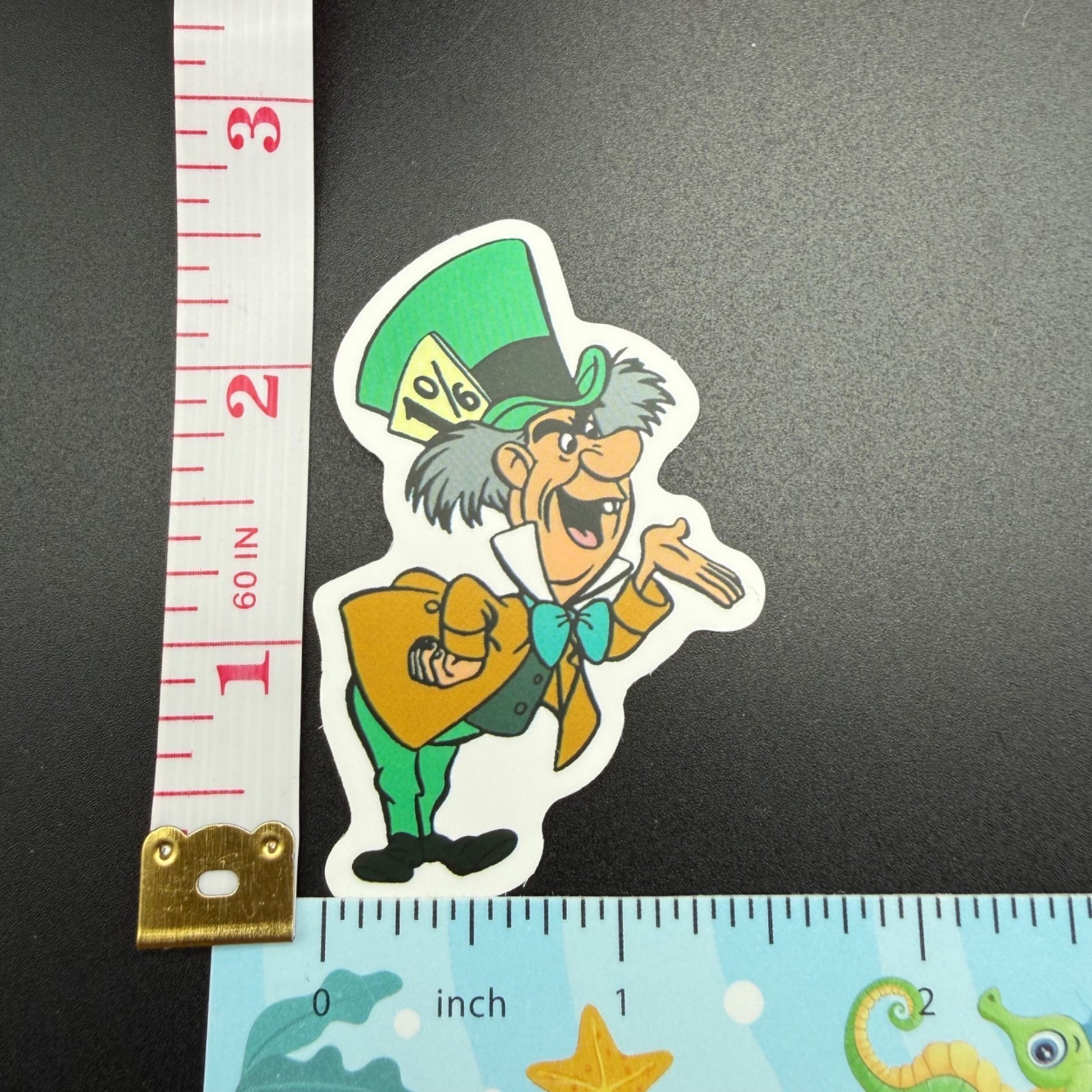 4 Stickers Disney Alice in Wonderland Vinyl Decal Laptop Phone Skateboard Bottle