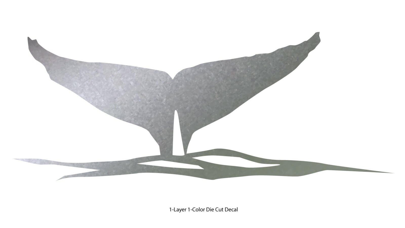 Sea life – Ocean Gray Whale's Tail Outdoor Window Decal Vinyl Sticker 6Yrs Film