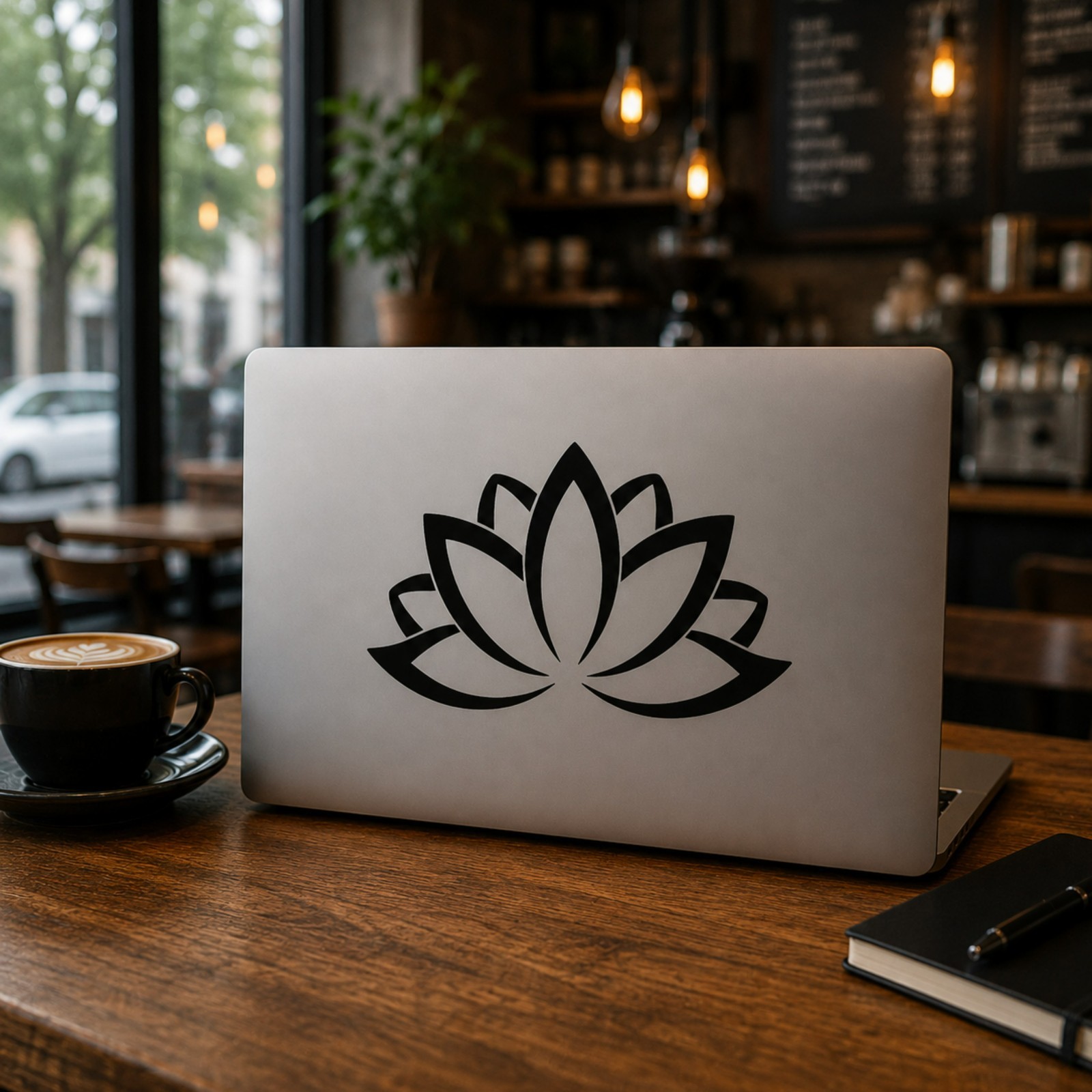 LOTUS FLOWER Vinyl Decal Sticker – Die Cut watersports boating surfing