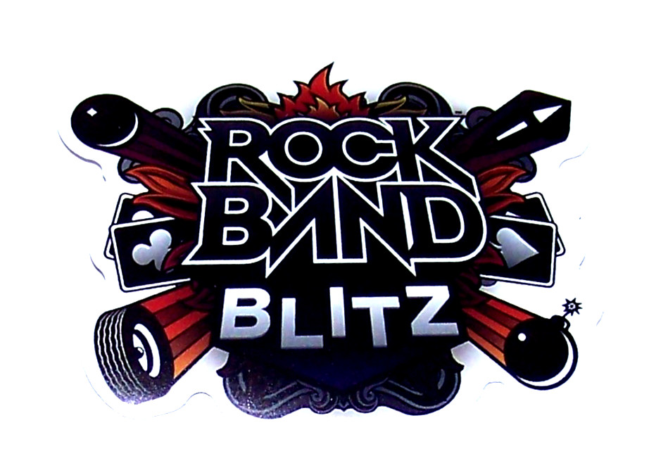 ROCK BAND BLITZ Cut Sticker Decal Band Music Classic Rock Pop Nu Metal Gaming