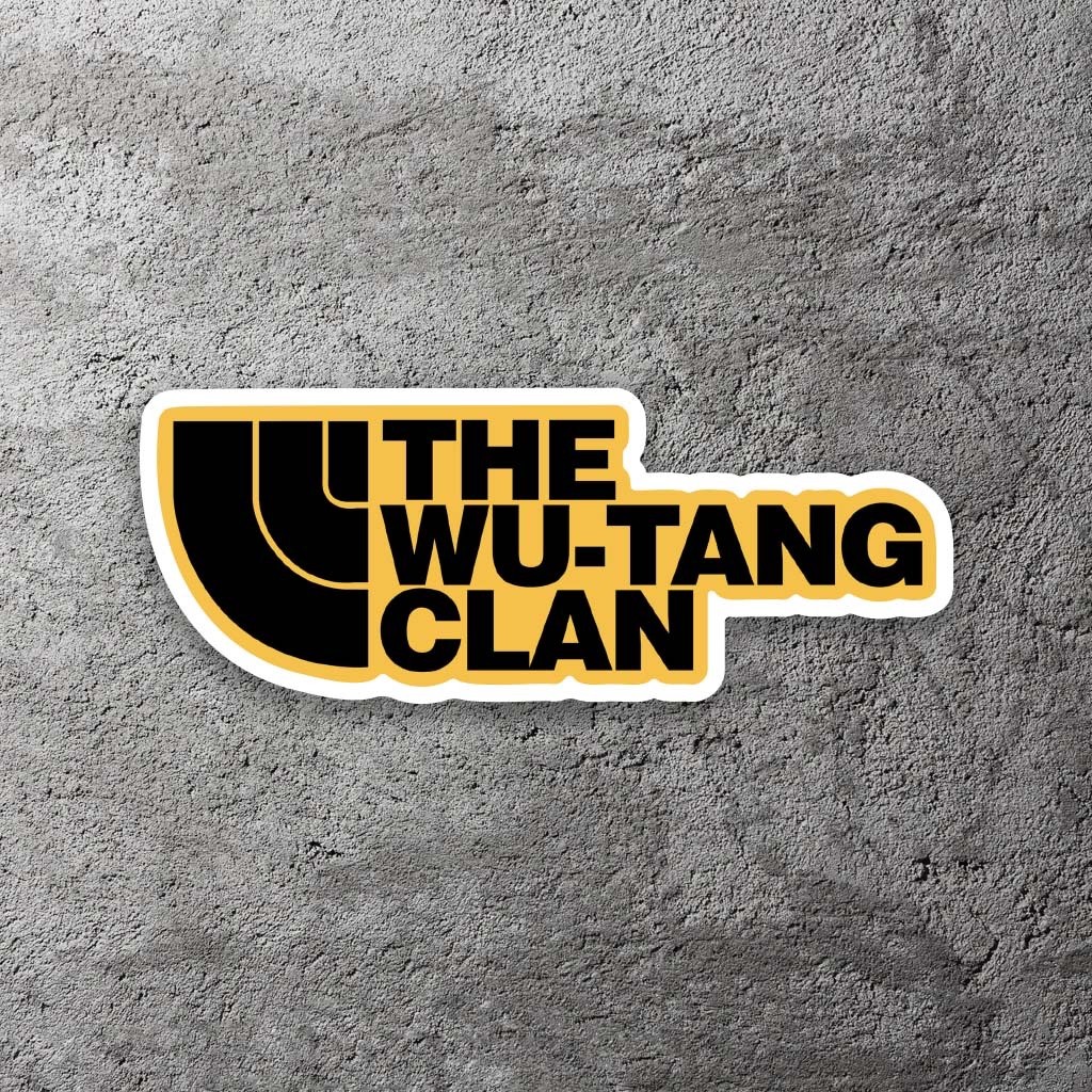 Wu-Tang Clan Vinyl Sticker 4" Wide – Includes Two Stickers