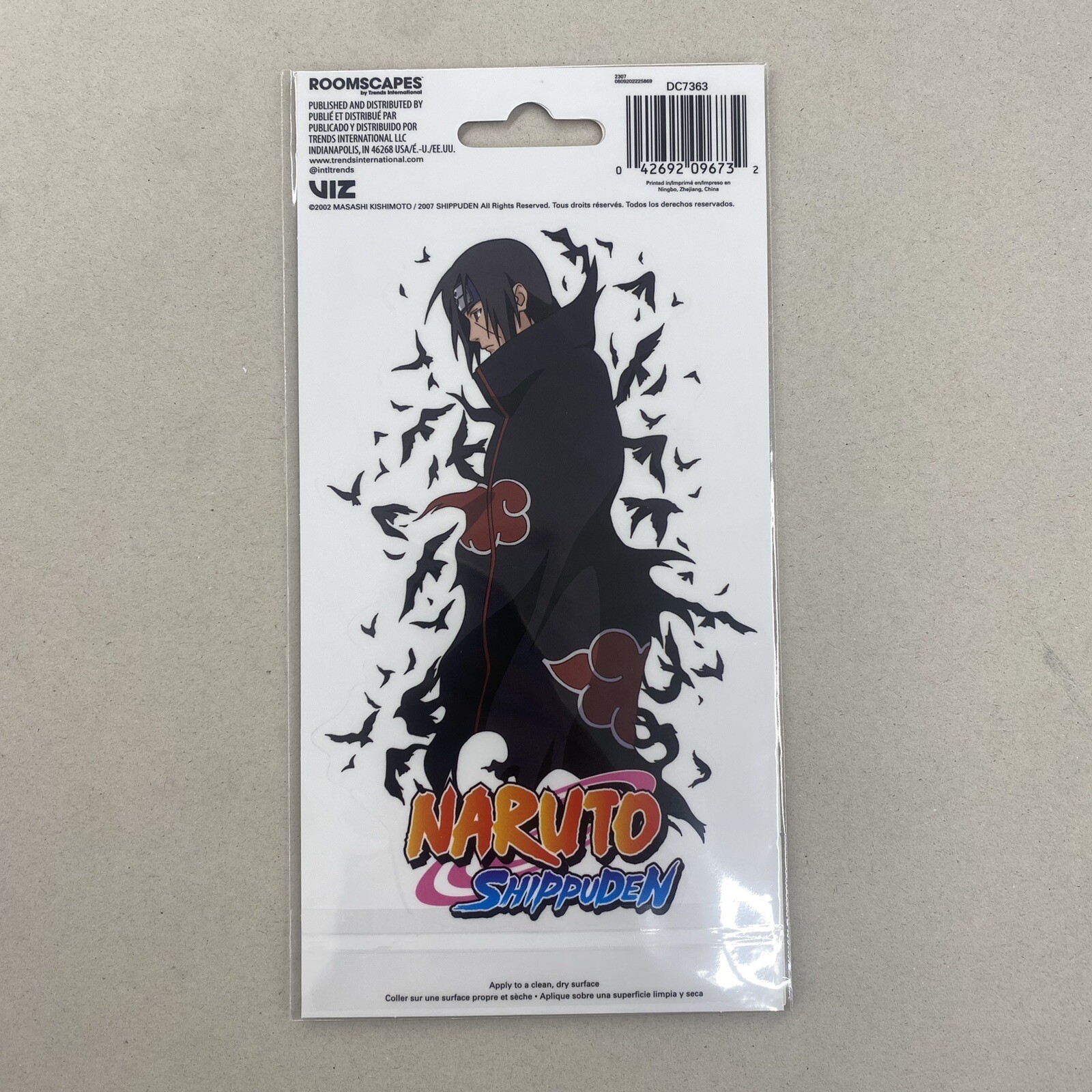 Naruto Shippuden Car Window Decal Sticker 3.5in x 6in New Sealed