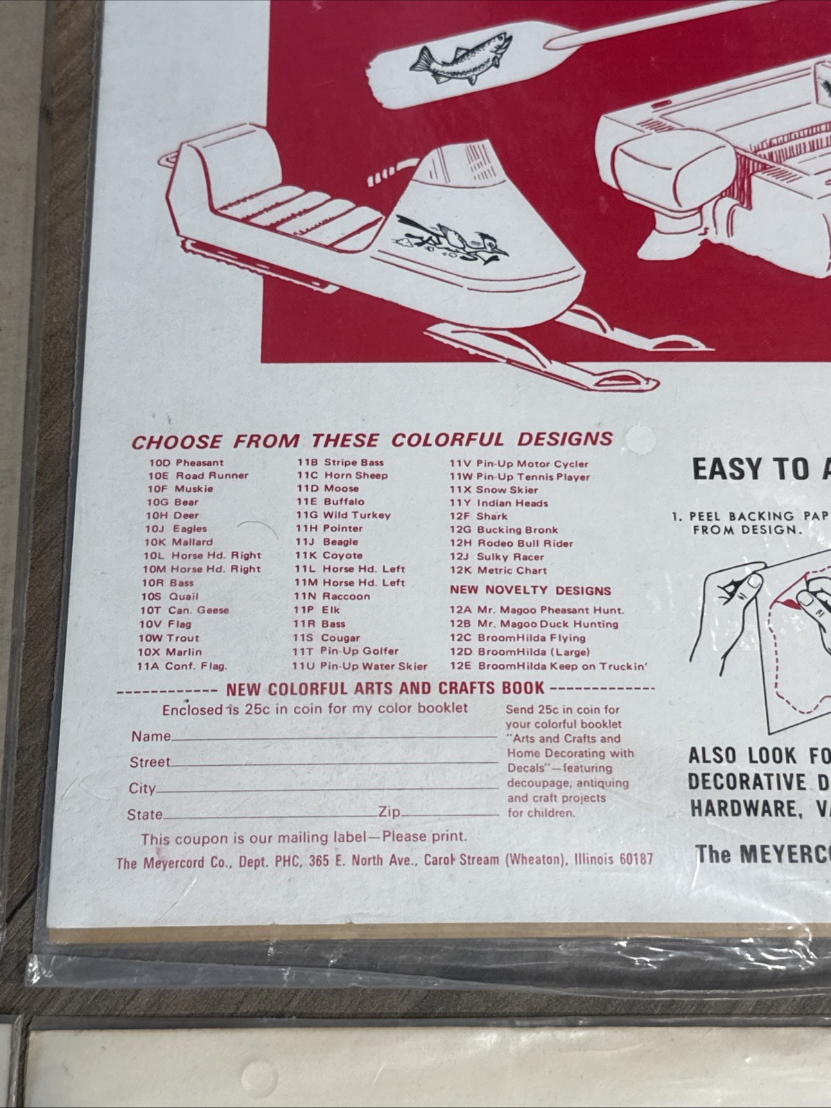 Lot of 4 Vintage 1960s 70s NOS Die Cut HORSE Decals Meyercord Equestrian Decor