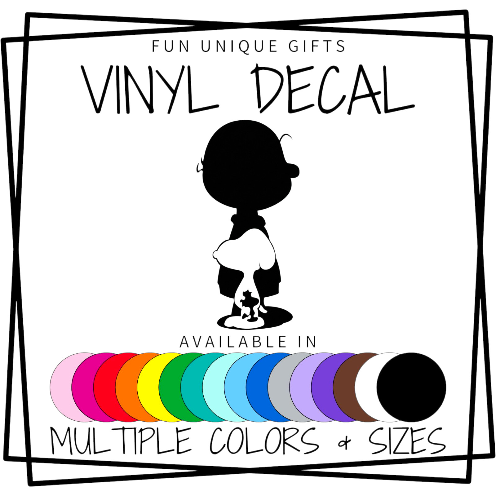 Snoopy Peanuts Vinyl Decal Sticker -Multiple Colors & Sizes- SHIPS FREE!