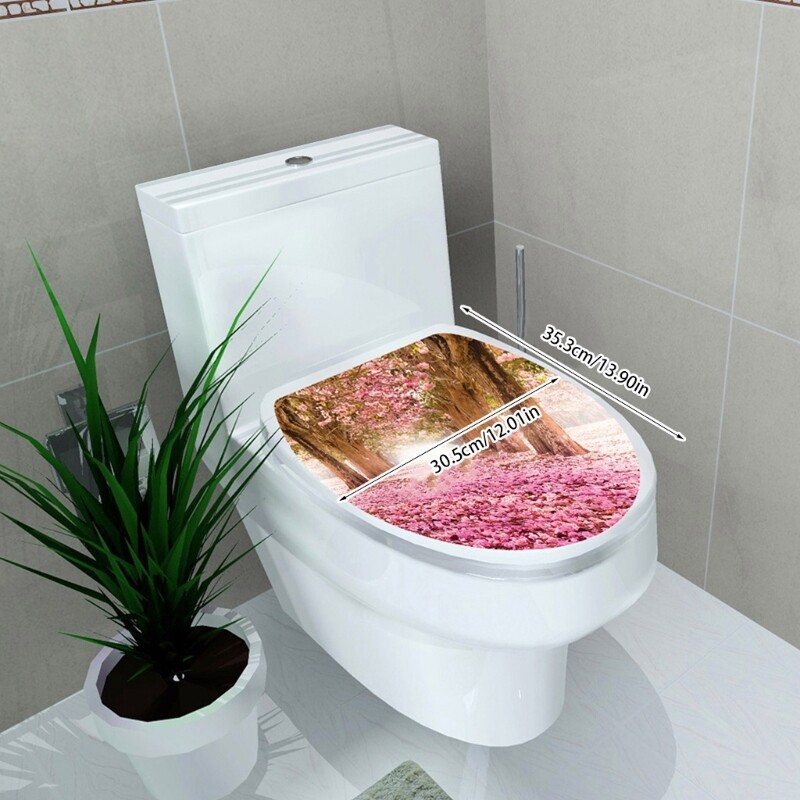 New Simplicity for Fresh Style Toilet for Seat Wall Sticker Art Bathroom Decals