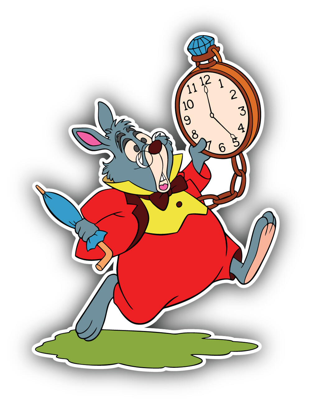 Alice In Wonderland Cartoon Sticker Bumper Decal – "SIZES"