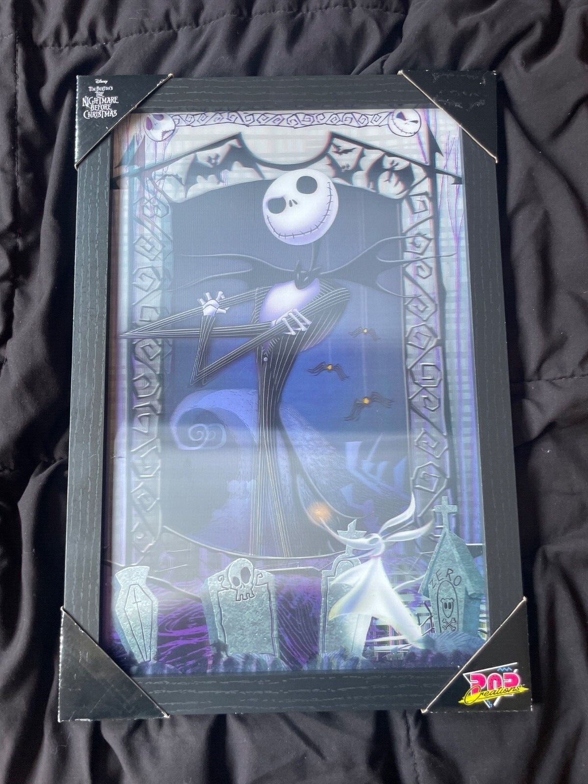 Jack Skellington and Zero , The Nightmare Before Christmas . Holographic 