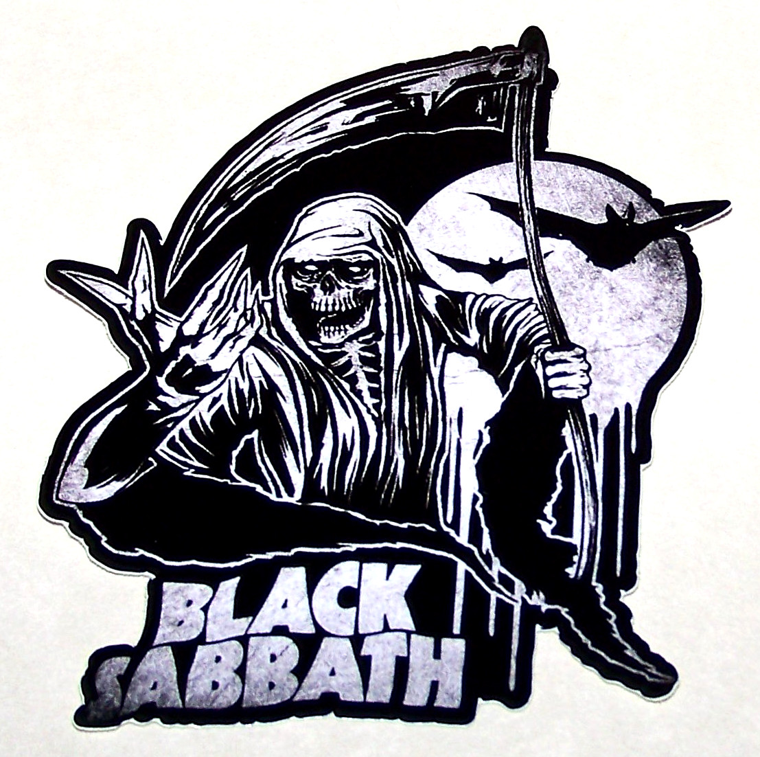 Black Sabbath – Logo LARGE Die Cut Sticker Decal Official Heavy Metal Ozzy
