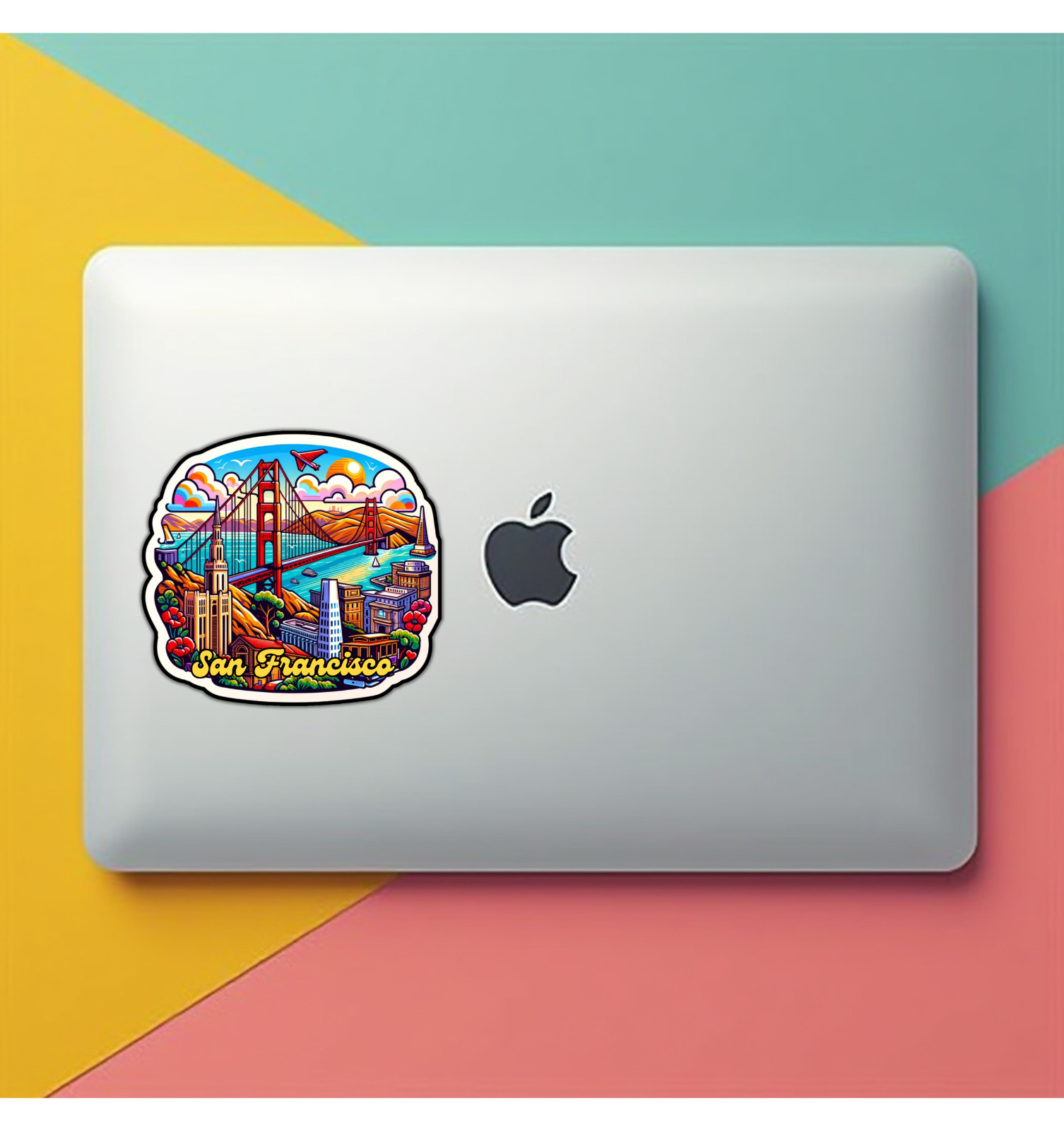 San Francisco California Fridge Magnet or Laptop Sticker