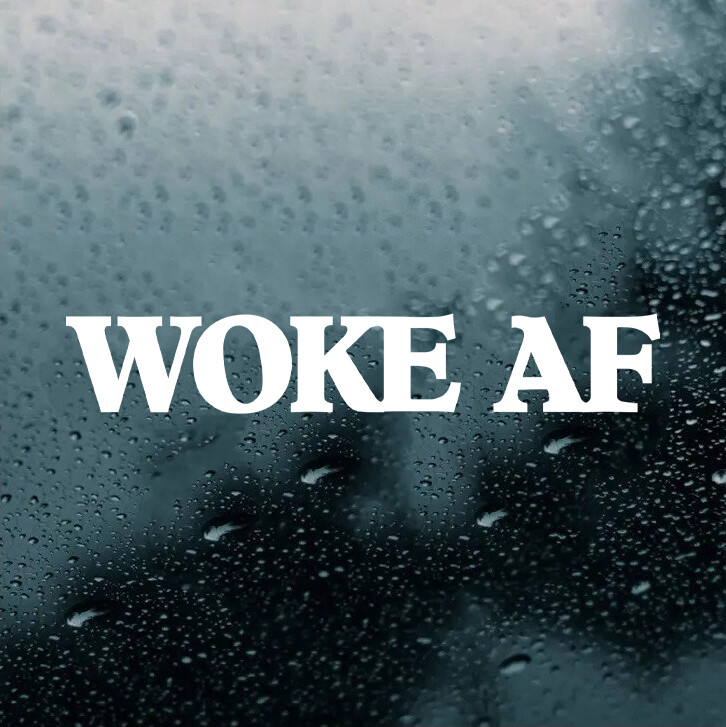 Woke AF Vinyl Decal – Social Justice Awareness – Die Cut Sticker
