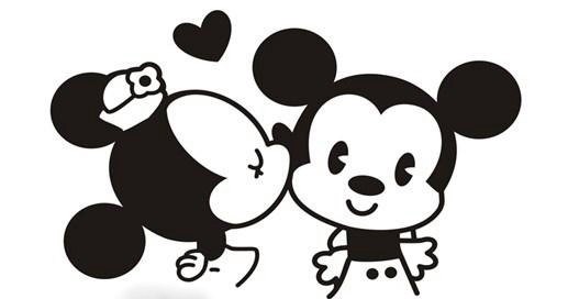 Mickey and Minnie Mouse Disney Decal Sticker Car Laptop Vinyl Window Bumper Wall