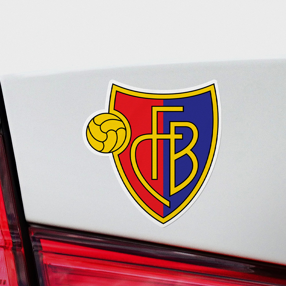 (4 Pack) FC Basel Vinyl Sticker Decal Swiss Football FCB Zurich Super League