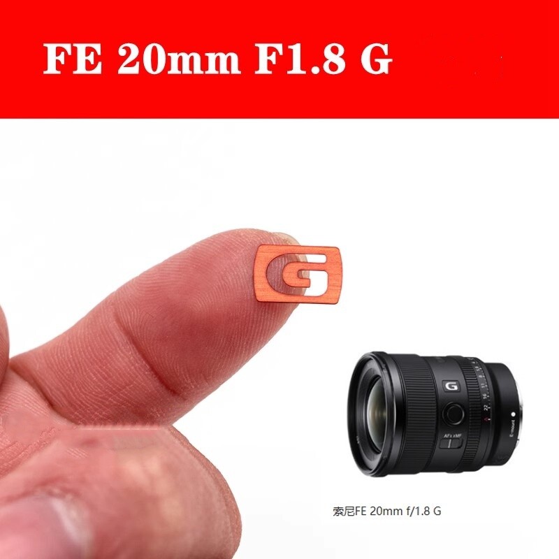 For SONY Black G to Red GM Master lens label accessory G Master Metal label