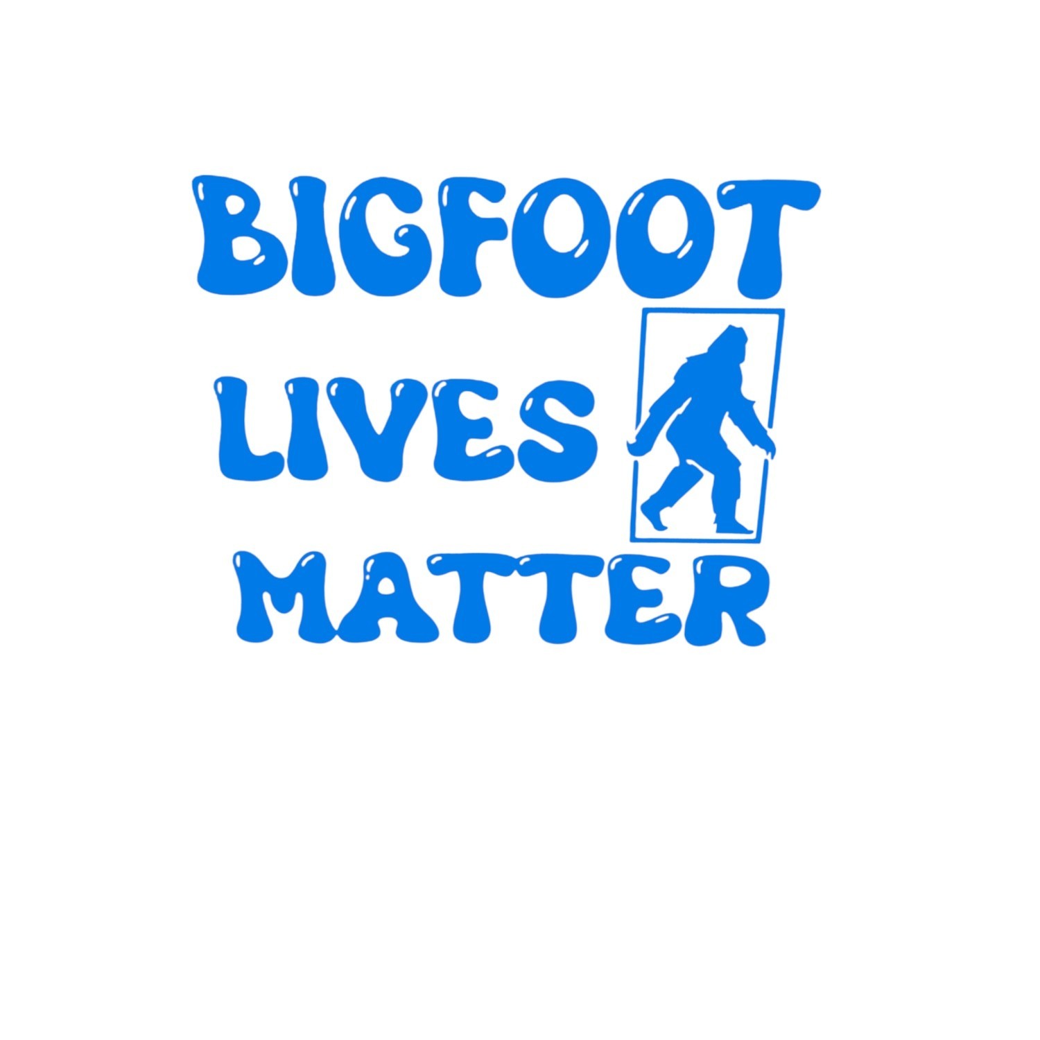 bigfoot lives matter vinyl decal for laptop cars trucks most smooth surfaces