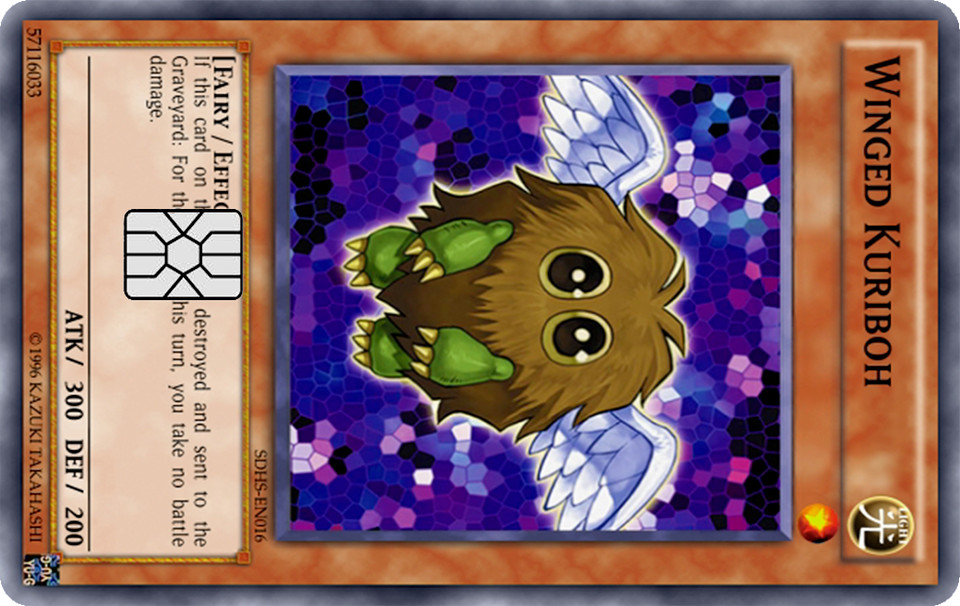 Yuh-gii-oh Card Collection Credit Card Skin / Wrap Decal Pre-Cut Sticker