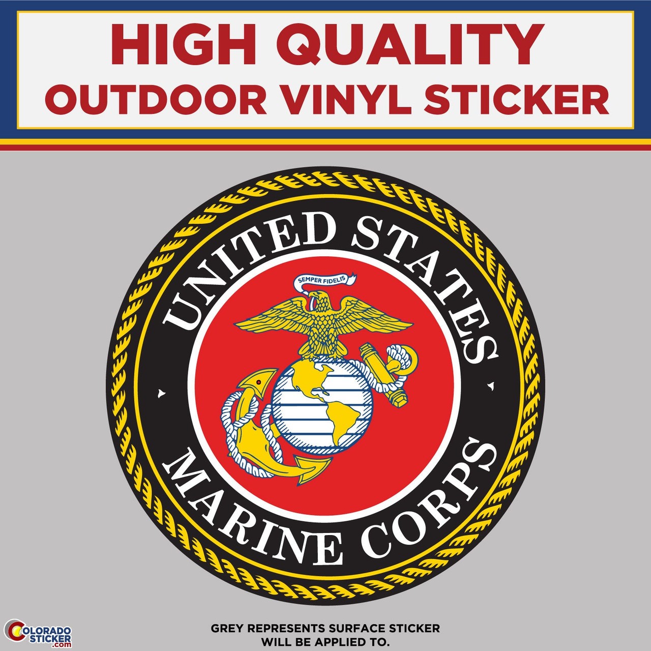 Marines, High Quality Vinyl Stickers