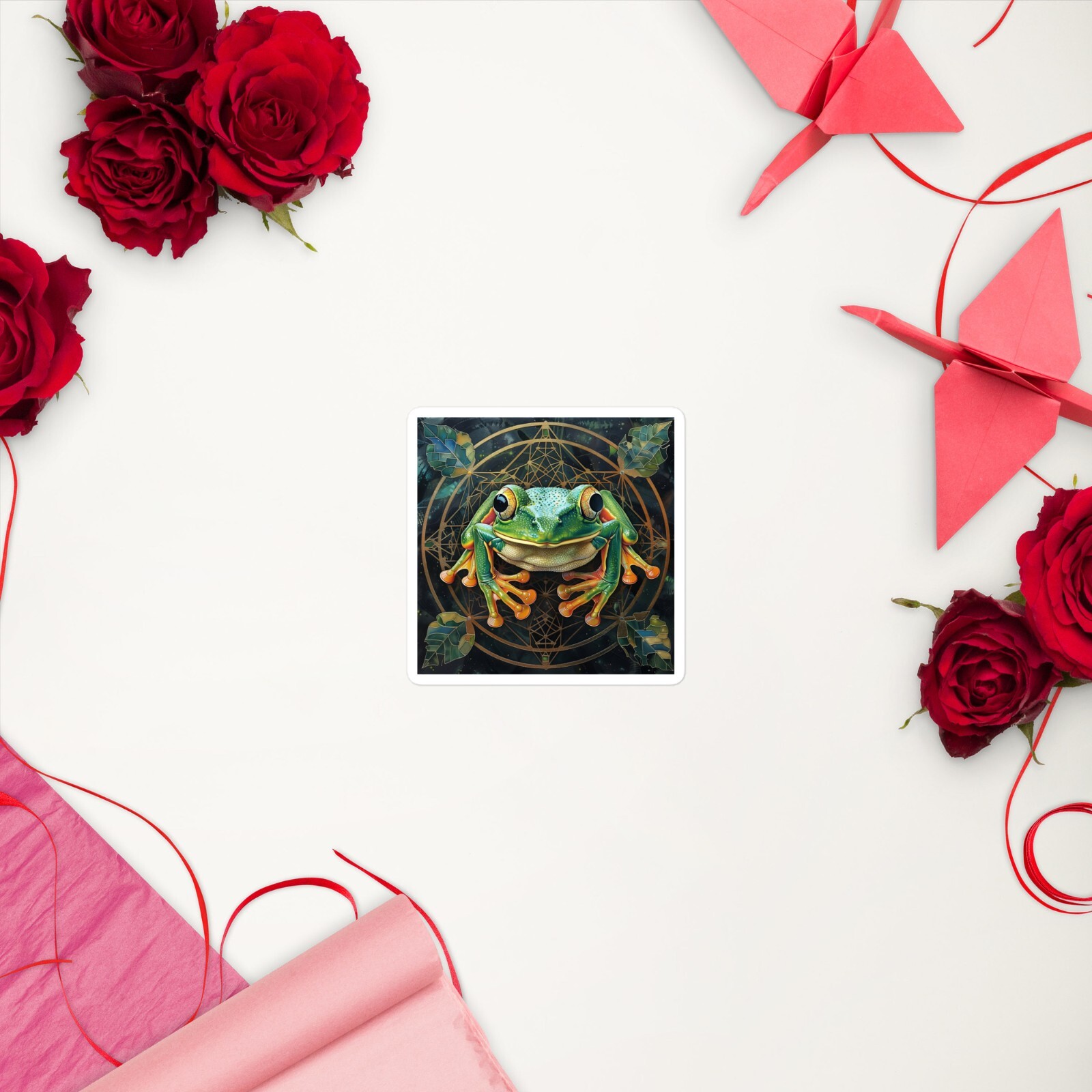World of Wilds – Frog Lookin' at You – slappin' sticker