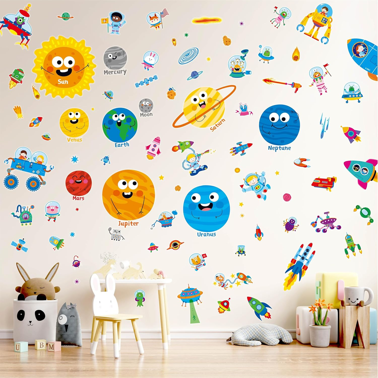 230+ PCS Large Butterfly Wall Decals, Self-Adhesive Vinyl Butterfly & Dot Sticke