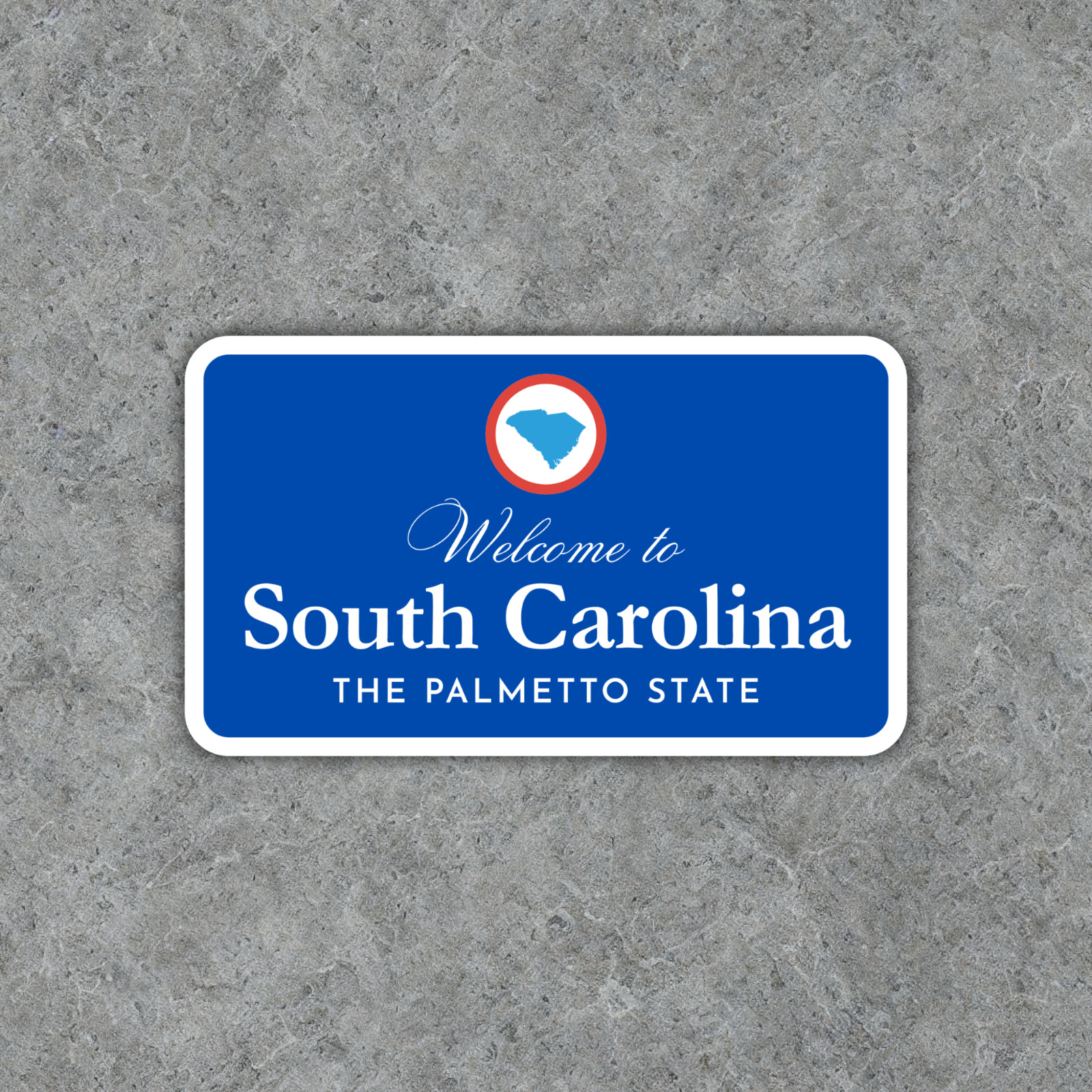 Welcome to South Carolina Sticker The Palmetto State Vinyl Waterproof Decal