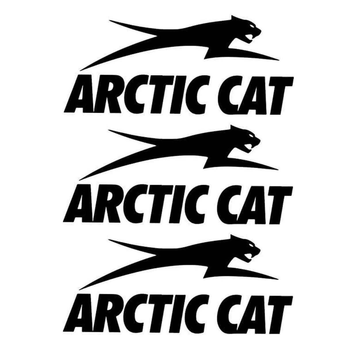 Arctic Cat Decal Die Cut Vinyl Sticker Snowmobile UTV Dirt Bike ATV – ANY SIZE