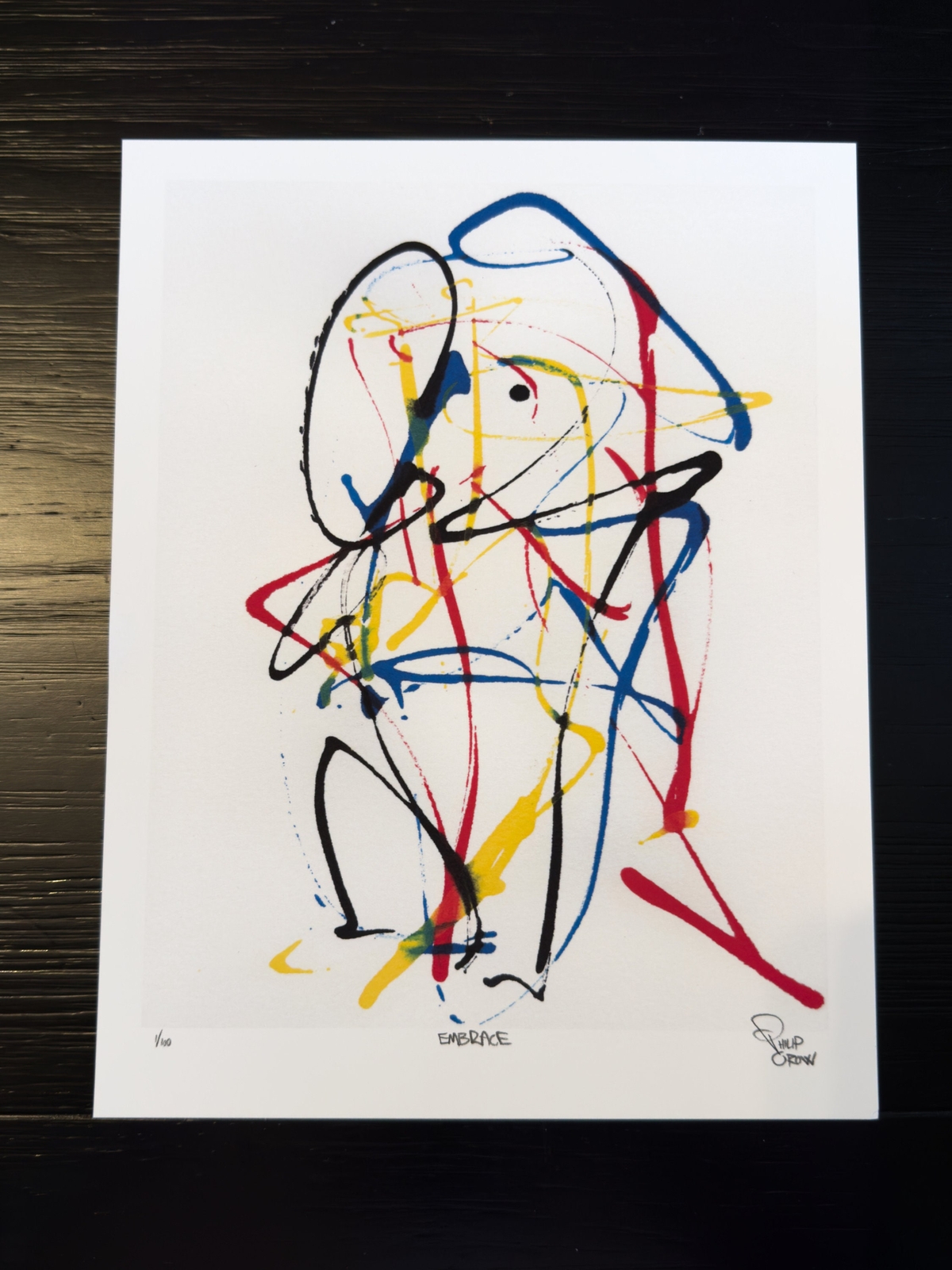 Original Abstract Art – "Embrace"