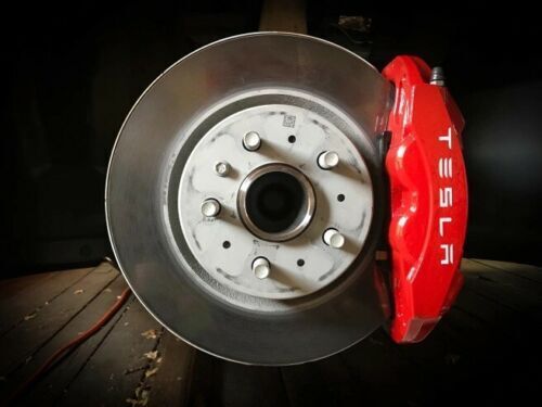 Tesla decals for brake callipers 23 pieces set vinyl hi-temp premium stickers