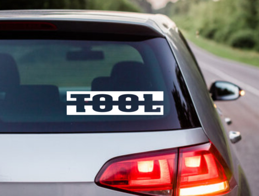 Tool Car Decal Vinyl Band Logo Glossy Bumper Sticker Heavy Metal Alternative
