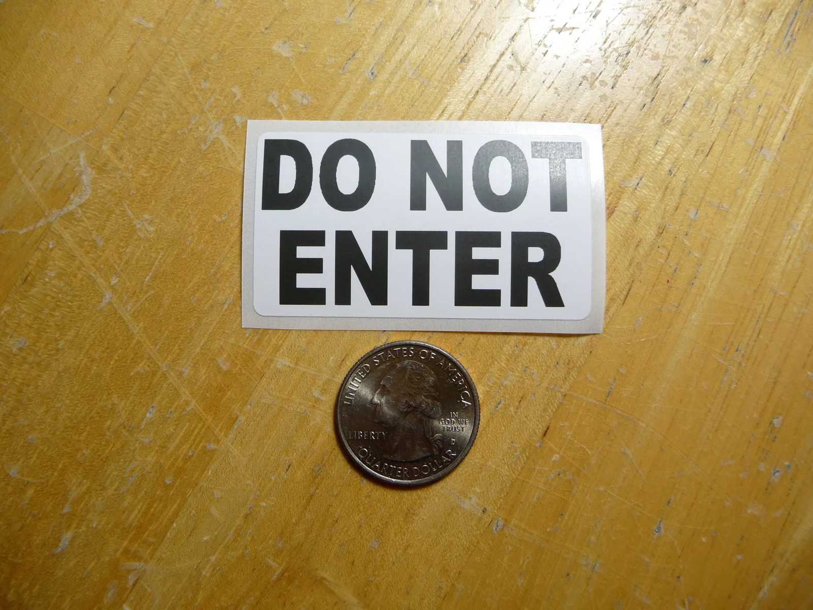 DO NOT ENTER STICKER DECAL 1 – 50 BULK PACK FUNNY STAY OUR JOKE PRANK