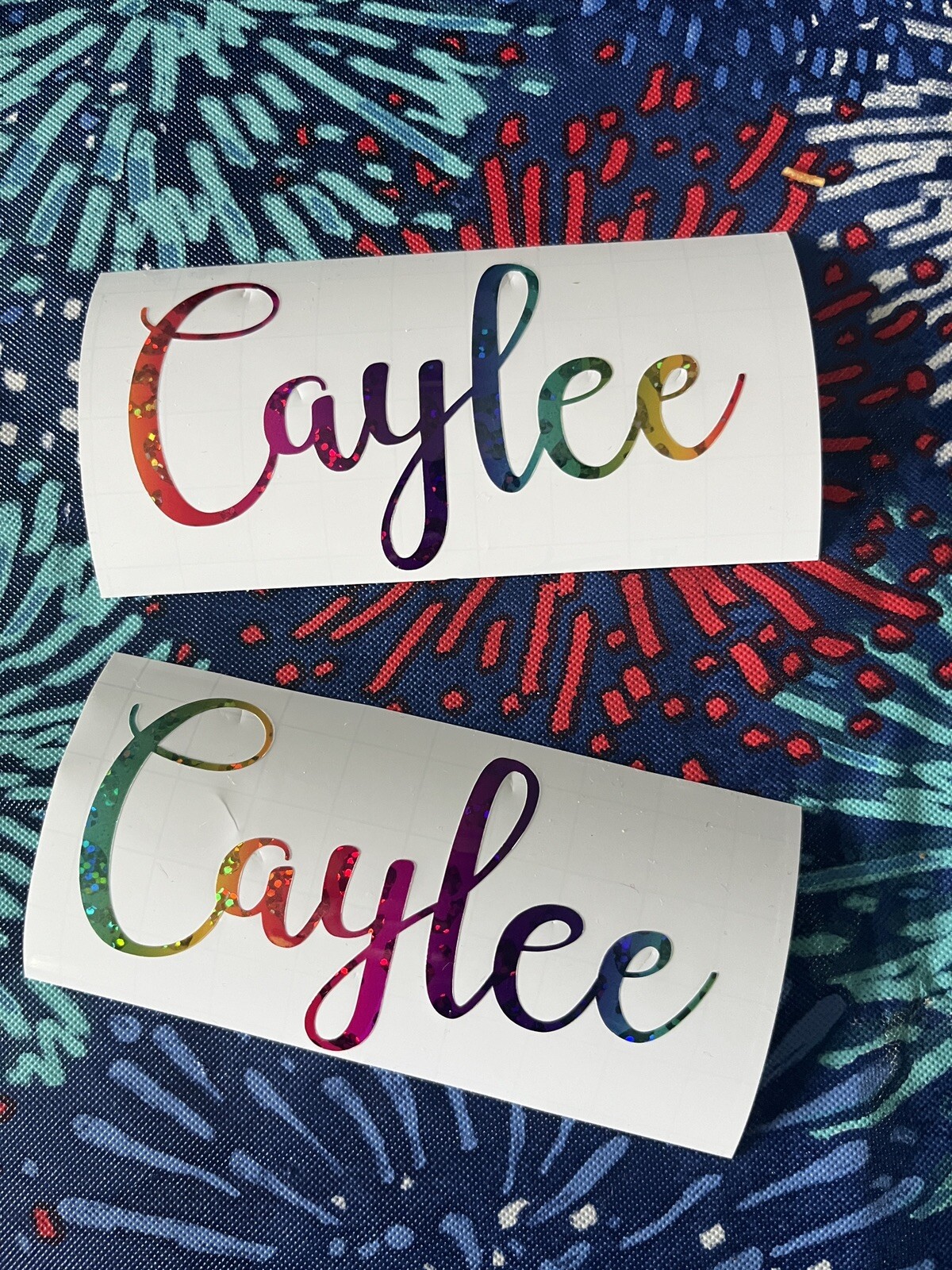 Set of 2 Custom Name Decals For stanley yeti tumbler