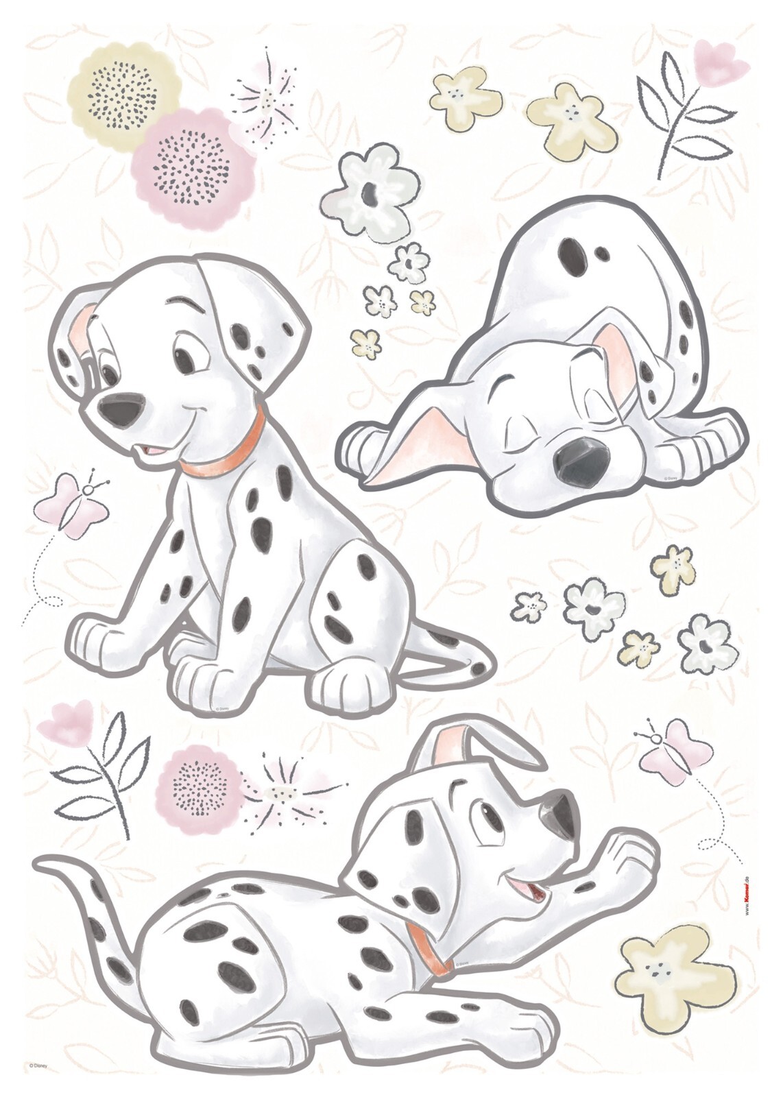 Wall & Furniture stickers decals Disney Best of Friends 101 Dalmatians 50×70 cm