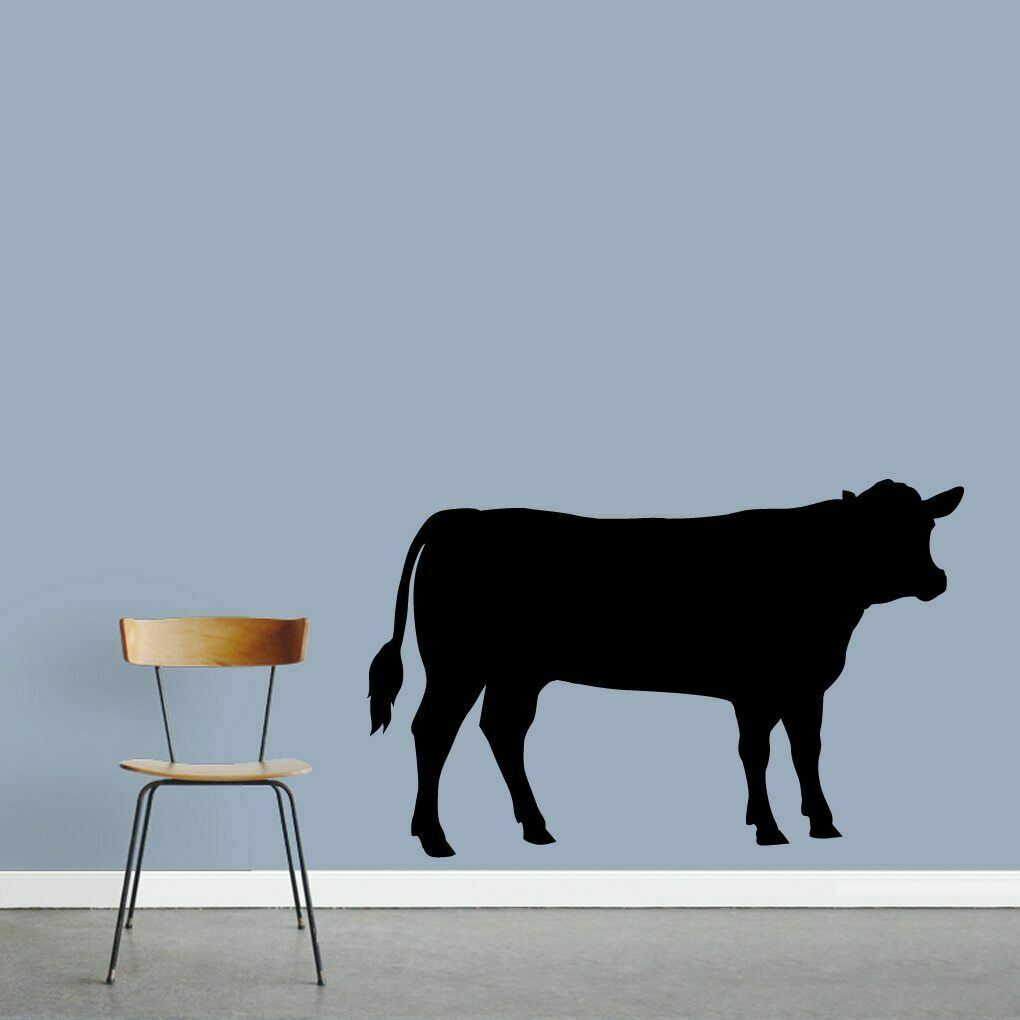 Cow Silhouette Wall Decal – Animals Farm Farmhouse Wall Art Accents Decals