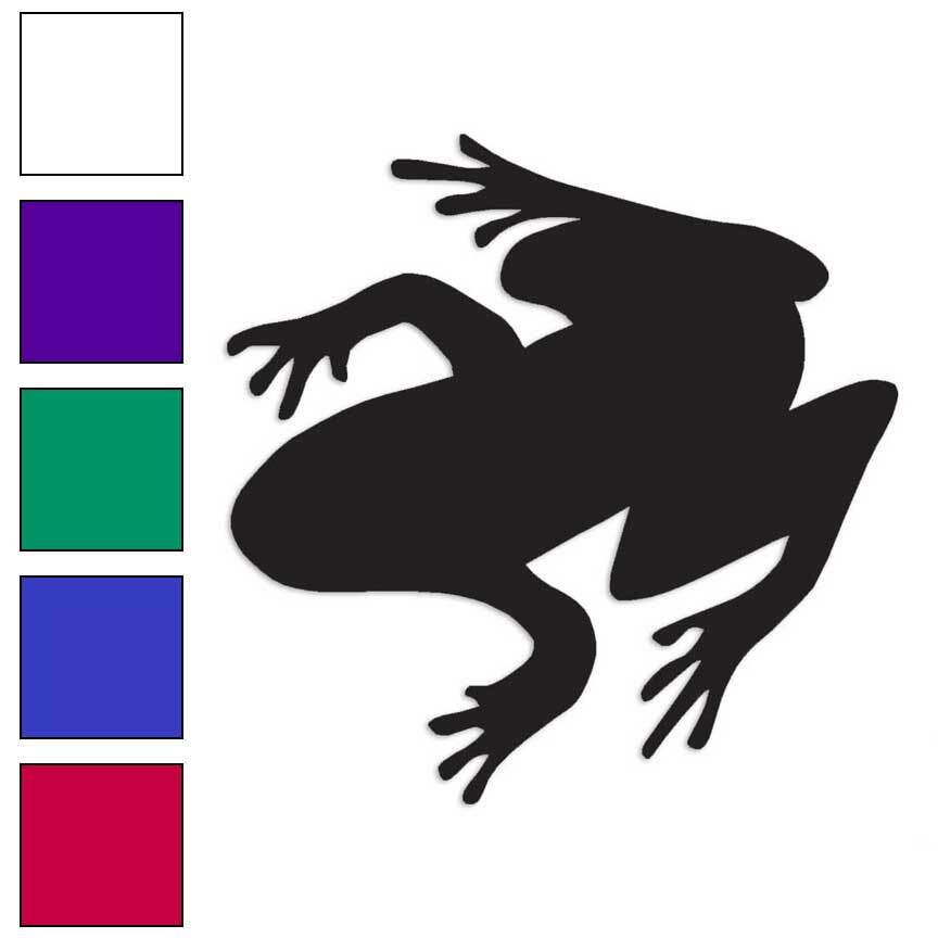 Frog Toad Treefrog, Vinyl Decal Sticker, Multiple Colors & Sizes #1336