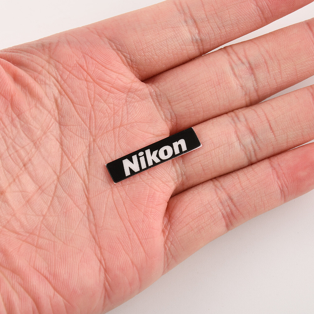 4Pcs Hard plastic Sticker Nikon replacement Badge Logo Camcorder DIY Decoration