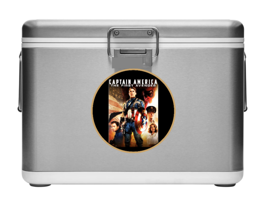 Avengers – Captain America (First) – 4" Vinyl Decal Car Cooler Truck Trailer Bar