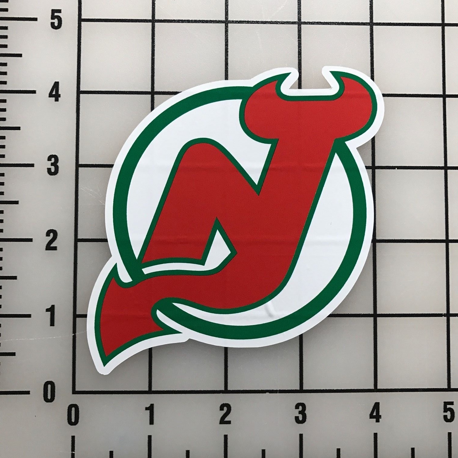 New Jersey Devils 4" Wide Vinyl Decal Sticker – BOGO