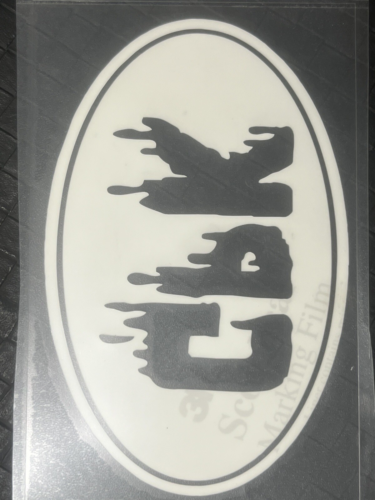Garbage Pail Kids Oval Window Sticker Gpk Adam Bomb!!