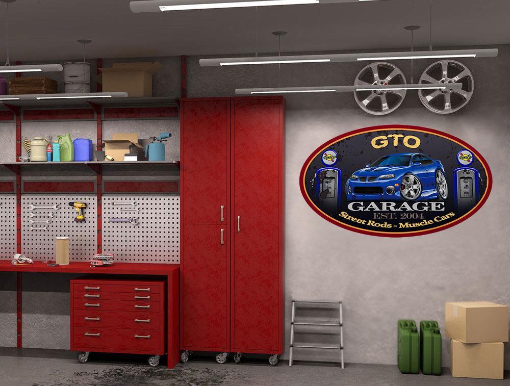 2004 2005 2006 Pontiac GTO Garage Sign Wall Art Graphic Sticker
