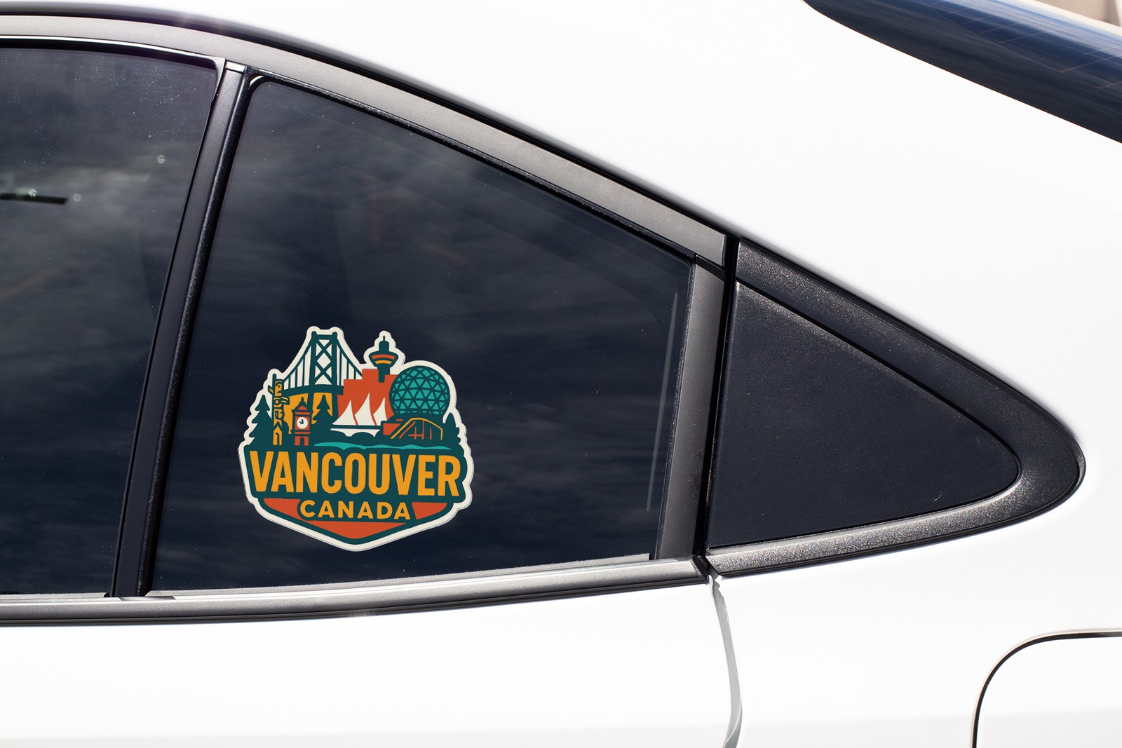Vancouver Sticker Decal Vinyl Die-Cut City Skyline Landmark Design