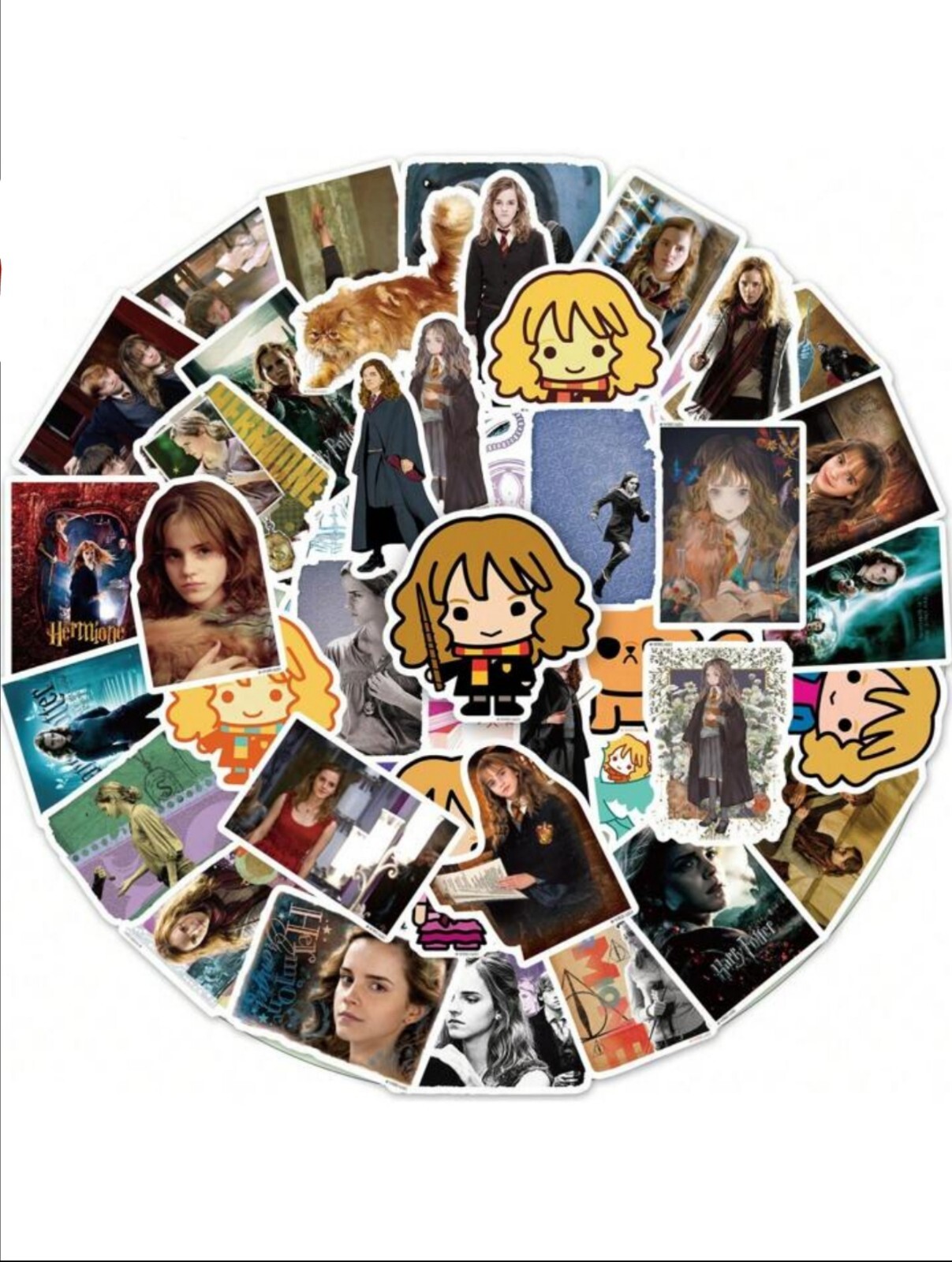 20 PCS Harry Potter Series Hermione Character Stickers BRAND NEW