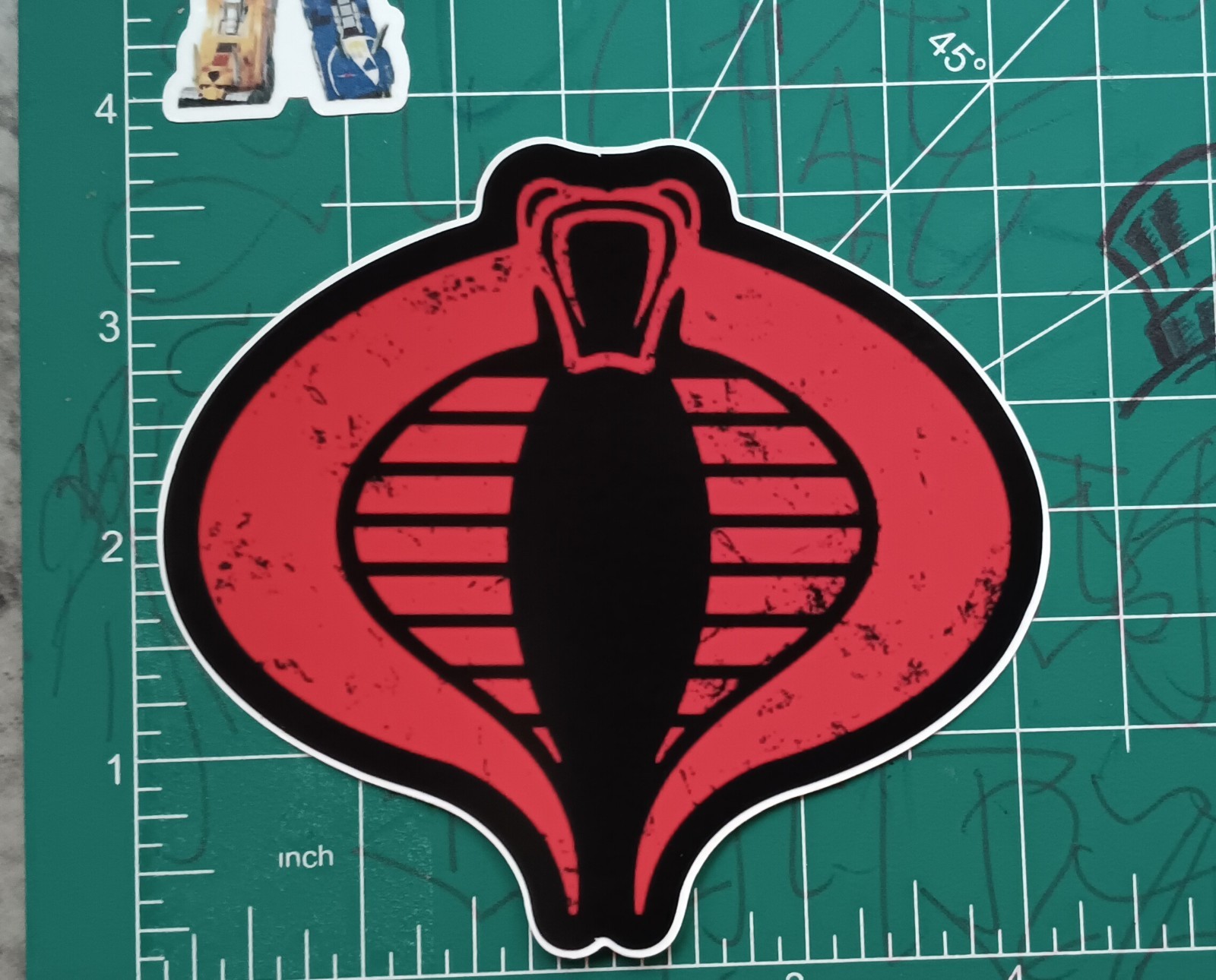 COBRA LOGO 4X4 VYNIL DIE-CUT STICKER